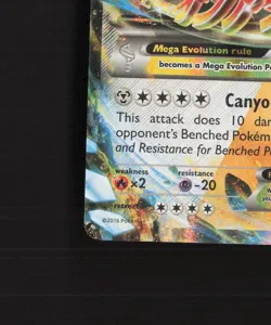 Mega M Steelix EX 68/114 Steam Siege Ultra Rare Holo Pokemon Card NM - Image 5