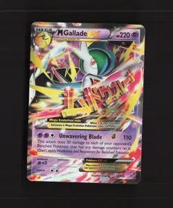 Mega Gallade EX 35/108 Roaring Skies Ultra Rare Holo Pokemon Card LP+ - Image 1