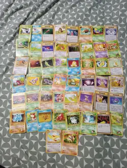 Lot of 50 Japanese 1990s Pokemon Cards - Image 1