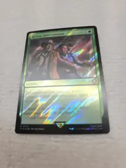 NM Extended Art Heroic Intervention Magic the Gathering Fallout Card 471 Foil - Image 1