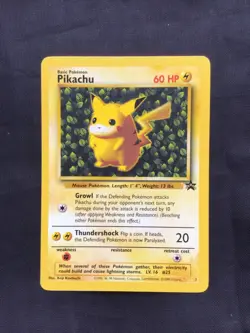 Pokemon Cards: Wizards Black Star Promo: Pikachu 1 - Image 1