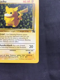 Pokemon Cards: Wizards Black Star Promo: Pikachu 1 - Image 4