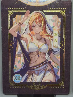 Nami One Piece Card Anime Goddess Story Waifu XR XR-01 - Image 1