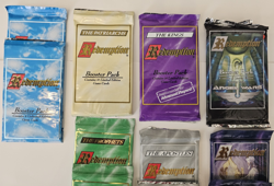 NEW lot 12 REDEMPTION BOOSTER PACKS LE game cards CHRISTIAN (1995) priests KINGS - Image 2