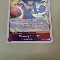 Monkey D. Luffy Op07-073 Foil R 500 Years in the Future ONE PIECE Card Game TCG - Image 4