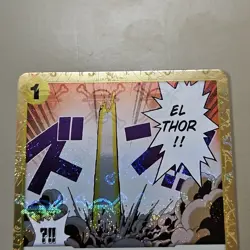 El Thor Jolly Roger Foil Holo OP05-114 ONE PIECE Card The Best PRB-01 TCG CCG - Image 3
