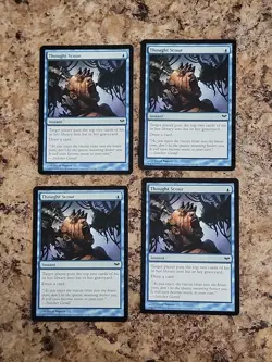 THOUGHT SCOUR X4 4 4X Dark Ascension MTG Magic the Gathering Cards - Image 1