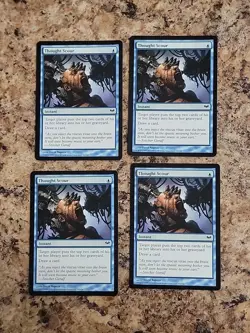 THOUGHT SCOUR X4 4 4X Dark Ascension MTG Magic the Gathering Cards - Image 2