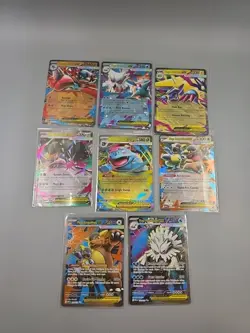 Pokemon TCG - Mega Evolution - Complete Double Rare Ex Bundle (All 8 Cards) NM - Image 2