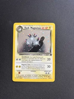 Pokemon Card Team Rocket Set Holo Dark Magneton 11/82 WOTC - Image 1