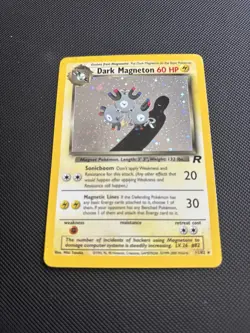 Pokemon Card Team Rocket Set Holo Dark Magneton 11/82 WOTC - Image 4