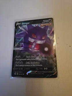 Pokemon TCG Fusion Strike Gengar v Ultra Rare Card 156/264 Nm - Image 1
