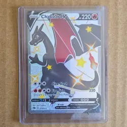 Pokemon Charizard V Secret Rare 79/73 Champions Path Holo Basic Card 2020 - Image 1