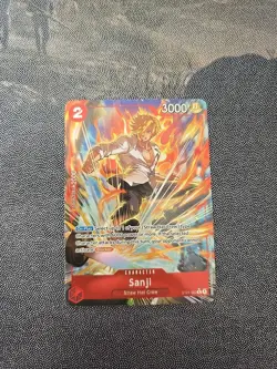 ONE PIECE ENGLISH CARD GAME HOLO CARTE Sanji ST21-003 ALT EN NM - Image 1