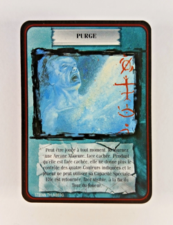 Purge Power - French - Kult CCG card (1995) Commandment, horror TCG - Image 1