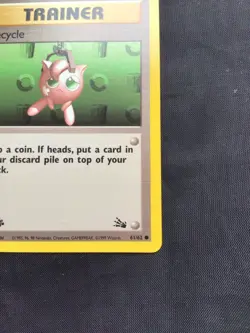 Pokemon Cards: Fossil 1st Edition Common: Recycle 61/62 - Image 4