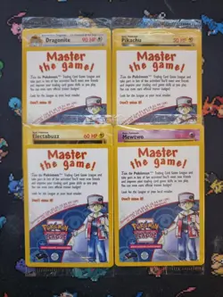 1999 Pokemon First Movie Set x4 Vintage Sealed LP WB Black Star Promo Cards - Image 1