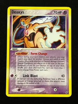 Deoxys 16/107 - EX Deoxys Non-Holo Rare Pokemon TCG Card NM - Image 1