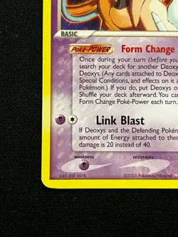 Deoxys 16/107 - EX Deoxys Non-Holo Rare Pokemon TCG Card NM - Image 2
