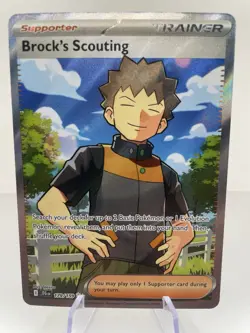 Brock’s Scouting 179/159 - Ultra Rare Card - Journey Together - Pokemon TCG NM - Image 1
