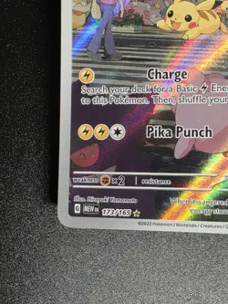 Pokemon Pikachu TCG Art Rare Card 173/165 SV 151 English Edition - Image 5