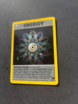 Pokemon Card Team Rocket Rainbow Energy 17/82 HOLO WOTC - Image 2