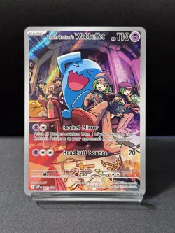 Pokemon Team Rocket's Wobbuffet 203 Sv: Scarlet & Violet Promo Cards Holo - Image 1