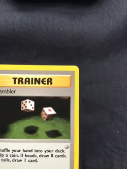 Pokemon Cards: Fossil 1st Edition Common: Gambler 60/62 - Image 3