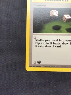 Pokemon Cards: Fossil 1st Edition Common: Gambler 60/62 - Image 5