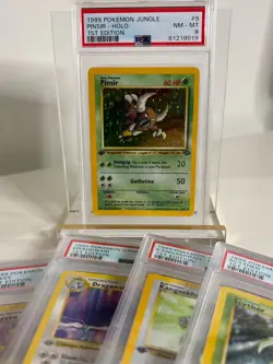 1st Edition Pinsir 9/64 Jungle Holo Rare Pokemon Card PSA 8 - Image 5