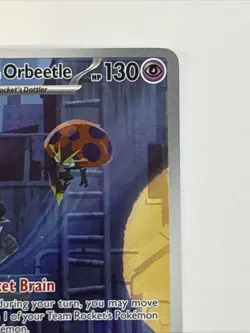 Pokemon TCG Team Rockets Orbeetle Destined Rivals 198/182 IR Card NM Condition - Image 3