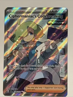 Ciphermaniac’s Codebreaking 198/162 Ultra Rare Pokemon Card Mint/Near Mint TCG - Image 1