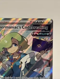 Ciphermaniac’s Codebreaking 198/162 Ultra Rare Pokemon Card Mint/Near Mint TCG - Image 3