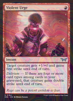 Foil Violent Urge - DSK - 164 | MTG Card - Image 1