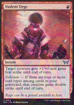 Foil Violent Urge - DSK - 164 | MTG Card - Image 3
