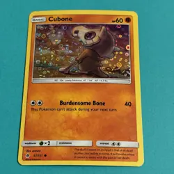 Pokemon TCG Forbidden Light Cubone 57/131 General Mills Holo Promo Card - Image 1