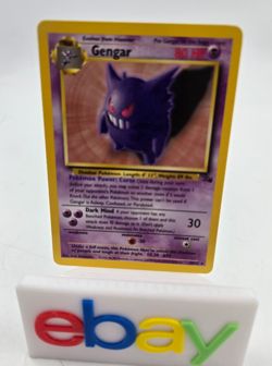 Gengar 20/62 - Pokemon Fossil Unlimited Rare Card Non Holo NM - Image 1