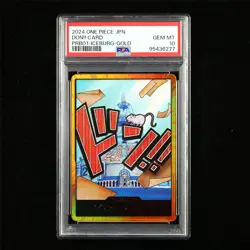 PSA 10 GEM MT 2024 One Piece JPN Don!! Card PRB01-ICEBURG-Gold - Image 2