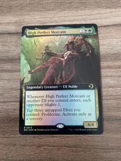 High Perfect Morcant (Extended Art) Lorwyn Eclipsed Foil NM MTG - Image 1