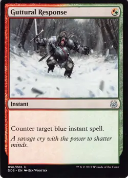 Duel Decks: Mind vs. Might #56 Guttural Response - Image 1