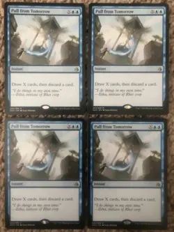 MTG- Pull from Tomorrow x4 - Amonkhet - Image 1
