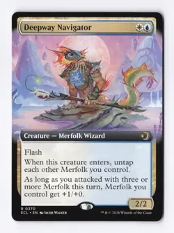 Deepway Navigator (Extended Art) 0370 (R) MTG Lorwyn Eclipsed (ECL) - Image 1