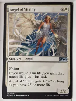 Angel of Vitality - 2020 Core Set M20 - Magic the Gathering MTG Nice! - Image 1