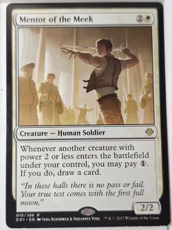 Mentor of the Meek - Archenemy: Nicol Bolas - Magic the Gathering MTG Nice! - Image 1