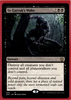 Commander: Zendikar Rising #45 In Garruk's Wake - Image 1