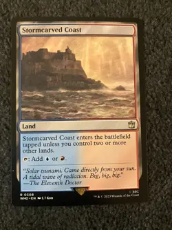 Magic The Gathering MTG - Stormcarved Coast - Universes Beyond: Doctor Who - Image 1