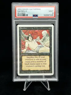 SACRIFICE Revised Edition 1994 Magic The Gathering (MTG) PSA 9 MINT 🔥Iconic!🔥 - Image 1