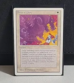 MTG Blaze of Glory Unlimited English Edition, Vintage LP - Image 1