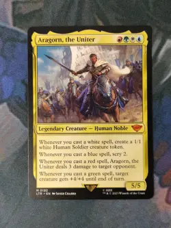 Aragorn, the Uniter | 7% Off 2+ | LOTR | NM | MTG - Image 1
