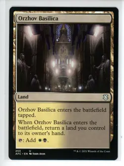 ORZHOV BASILICA Forgotten Realms Commander #253 AFC(NM+)(MTG) - Image 1